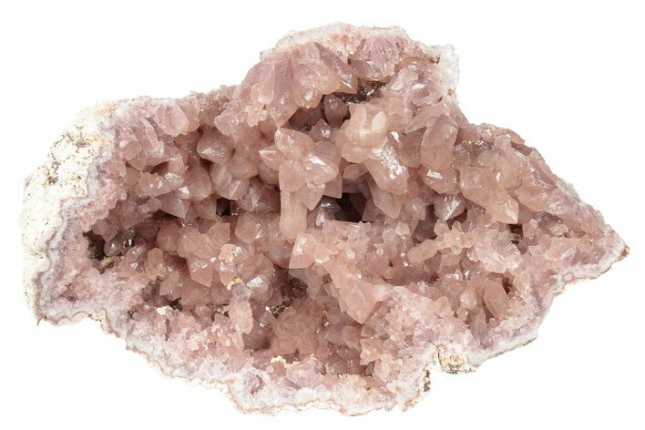Sparkly, Pink Amethyst Geode Section - Argentina #235157